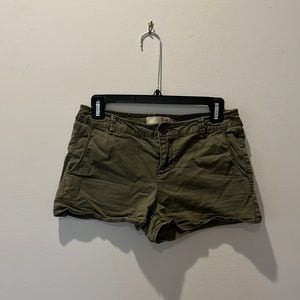 Army Green cotton shorts